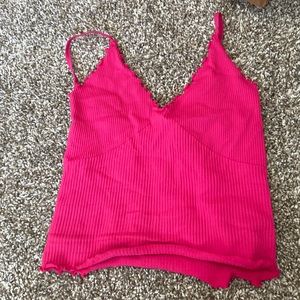 Aura s/m pink tank